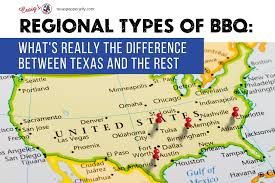 differences between the four bbq regions