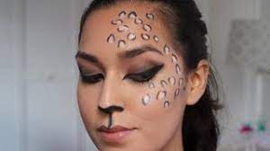 pretty leopard makeup tutorial for