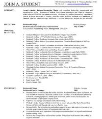   Page Resume   Resume Templates One Page Resume Examples