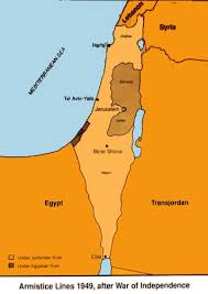 Wars, treaties and occupation mean the shape of the jewish state has changed over time, and in parts is. Israel