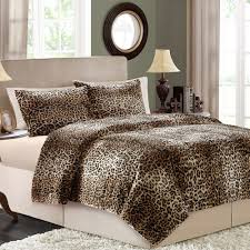 gardens faux fur bedding comforter set