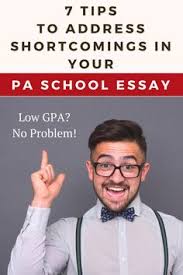   things to think about when writing your PA school personal    