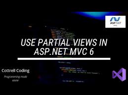 use partial views in asp net mvc 6