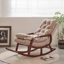 rose wood rocker rocking lounge chair