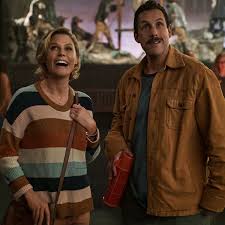 The girls in adam sandler movies are generally pretty sweet characters, though they range from saucy (like veronica vaughn, that piece of ace in billy madison) to a lil bit deranged (like vicki vallencourt). Movie Review Netflix S Hubie Halloween With Adam Sandler