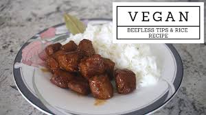 delicious vegan beefless tips recipe