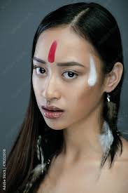 beauty young asian with make up