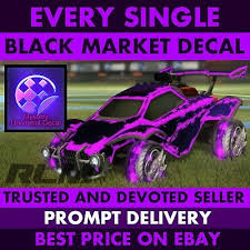 Rocket league trades finder is a search tool that gives real time trading offers by pulling trades from the largest trading platforms. Pc Steam Rocket League Universal Black Market Mystery Decal Dissolver 20xx 7 49 Picclick