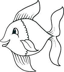 Coloring Pages Of Fishes Printable Fish Bowl Template Ocean Fish