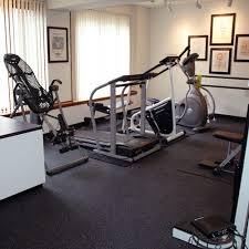 gym treadmill and exercise equipment mats