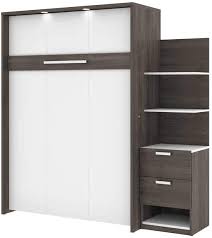 murphy bed with floating shelves 79w