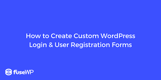 how to create custom wordpress login