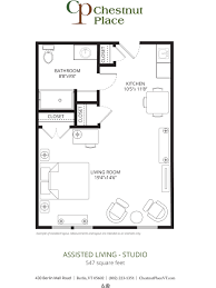 isted living floor plan chestnut place