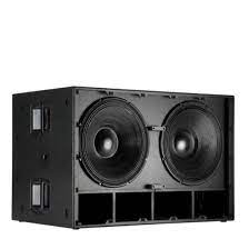dual 18inch empty cabinet subwoofer