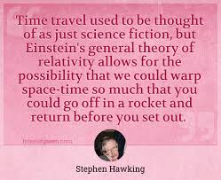 Time travel is one of the most popular and most interesting topics in science fiction. Time Travel Used To Be Thought Of As Just Science Fiction But Einstein S General Theory Of Relativity Allows For The Possibility That We Could Warp Space Time So Much That You Could Go