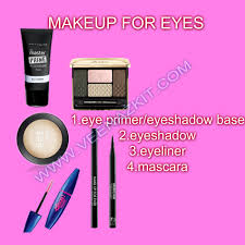 makeup series eye routine for