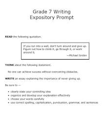 Expository Prompts  th Grade STAAR Format by The WRITE Prescription
