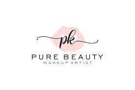 pk watercolor lips premade logo design