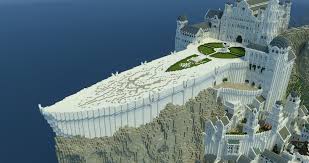 If ever there were a classic world that would . Minecraft With Rtx Minas Tirith By Minecraft Middle Earth Minecraft Middle Earth