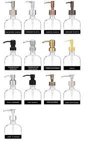 Soap Dispenser Set With Caddy Glass