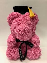 Check spelling or type a new query. Graduation Gift Floral Rose Bear Graduate Hat Teddy Bear Etsy Forever Rose Teddy Bear Gifts Rose Crafts