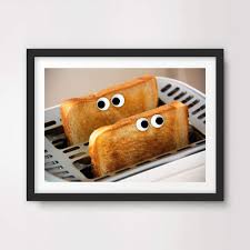 1280 x 720 jpeg 236 кб. Cute Quirky Funny Toast Toaster Kitchen Art Print Food Drink Bright Modern Unusual Home Decor Wall Picture Photo A4 A3 A2 10 Sizes Amazon Co Uk Handmade