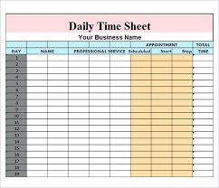 Daily Time Sheet Format In Excel Time Card Template For Excel Daily