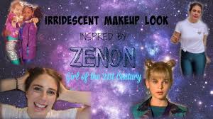 iridescent makeup inspired by zenon