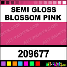 Semi Gloss Blossom Pink Spray Enamel Paints 209677 Semi