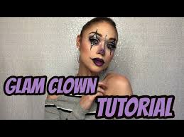 halloween makeup tutorial glam clown