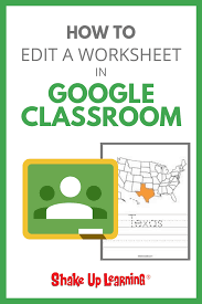 Maybe you would like to learn more about one of these? Stop Asking How To Put A Worksheet In Google Classroom Suls018 Shake Up Learning