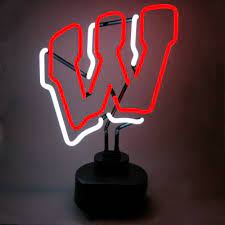 wisconsin neon sign badgers