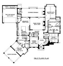 Tudor Style House Plan 4 Bedrms 4 5