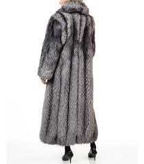 Women S Full Length Silver Fox Fur Coat