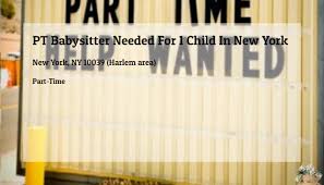 Pt Babysitter Needed For 1 Child In New York Care Com New York Ny