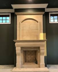 Large Fireplace Mantle With Over Mantel