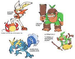 Quick brainstorm of evolution ideas. by Shenaniganza | Pokémon Sword and  Shield | Pokemon, Pokémon sword and shield, Pokemon characters