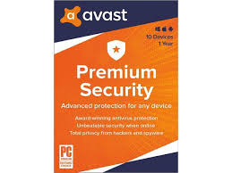 Avast Premium 2020 10 Devices 1 Year Key Card