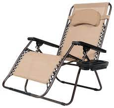 Maybe you would like to learn more about one of these? Extra Large Oversized Zero Gravity Chair Recliner With Cup Holder Tray Transitional Outdoor Chaise Lounges By Onebigoutlet Houzz