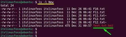 how to open a bz2 file its linux foss