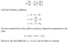 Dimensional Transient Heat Conduction