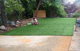 diy artificial grass installation
