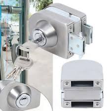 double door glass lock for
