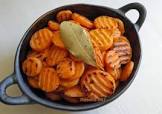 carrots sauted in bay leaf