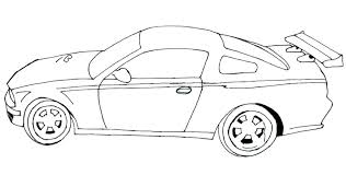 Car Drawing Template Race Printable Marvie Co