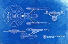 Star Trek Enterprise Blueprint Art Of