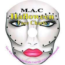 Mac Makeup Face Charts Halloween At Ahalloweencraft