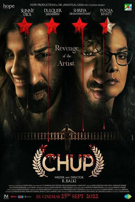 Chup: Revenge Of The Artist (2022) New Bollywood Hindi Full Movie HDRip 1080p, 720p & 480p Download