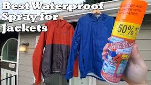 best waterproofing spray for jackets
