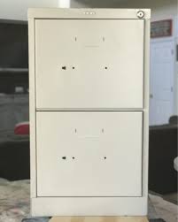 A filing cabinet (or sometimes file cabinet in american english) is a piece of office furniture usually used to store paper documents in file folders. Chalk Painted Filing Cabinet Makeover All Things Thrifty